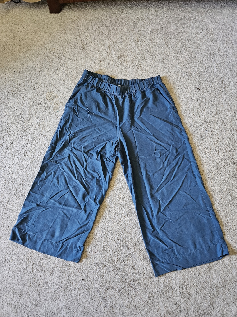 Haven Well Within Wide-Leg Pull-On Pants in Teal XL Womens